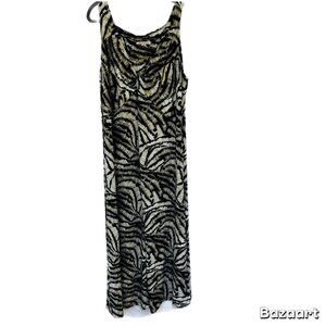 Kenneth Cole NY Plus Size Animal-Print Maxi Dress - Size 3X